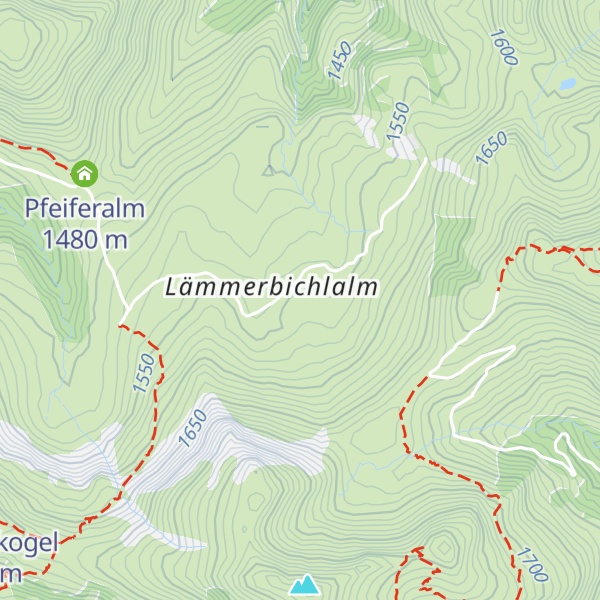 Map of Lämmerbühelalm