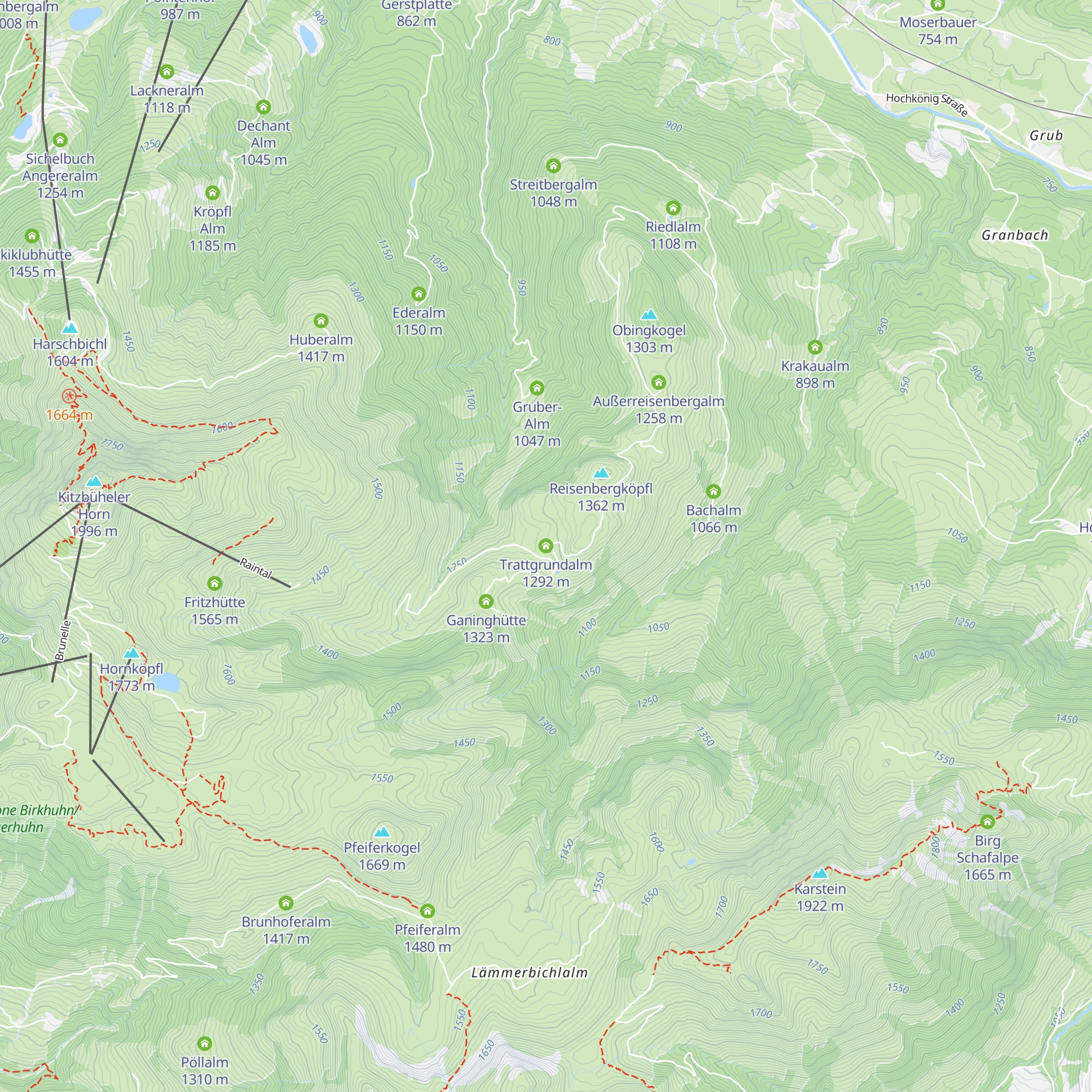 Trattgrundalm map