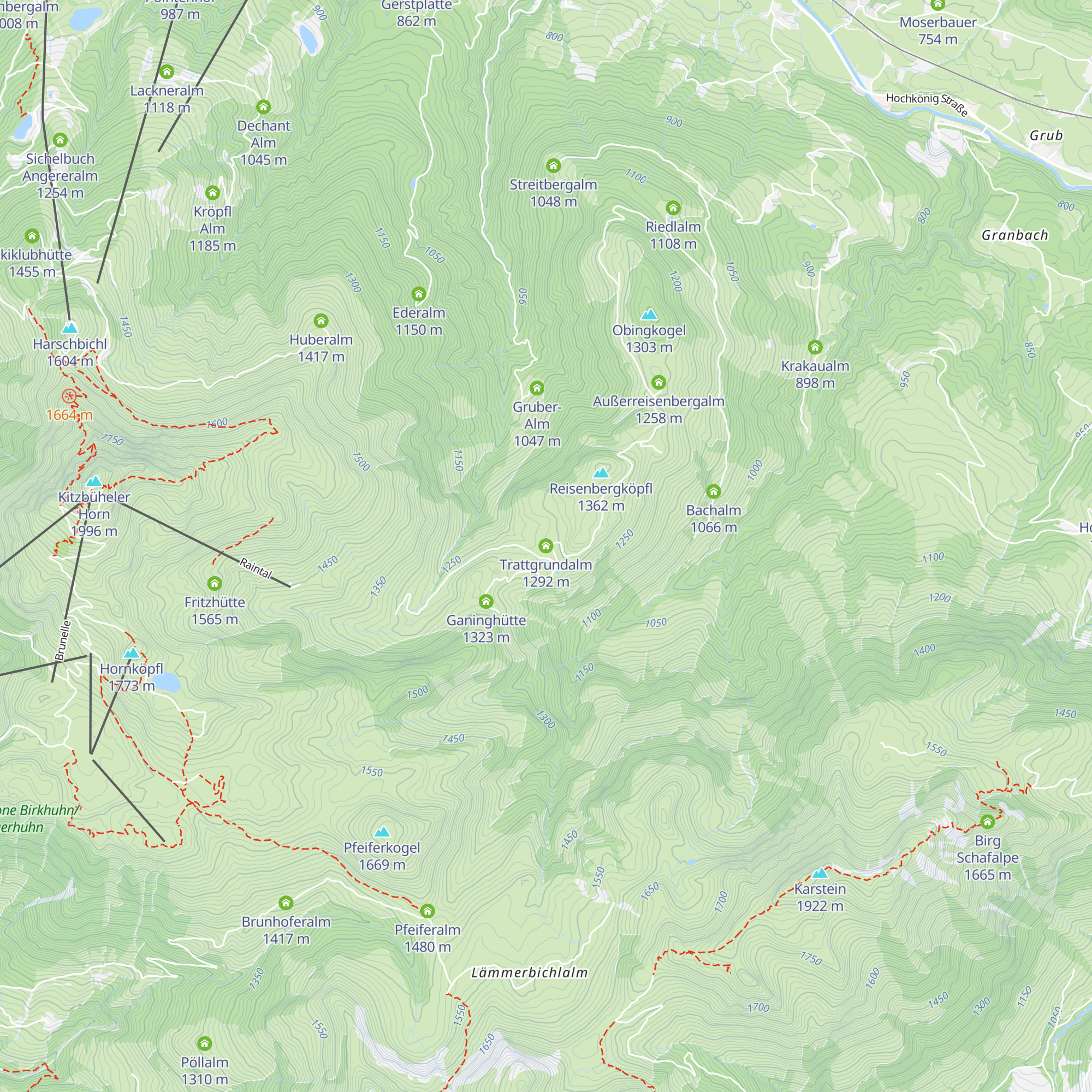 Trattgrundalm map