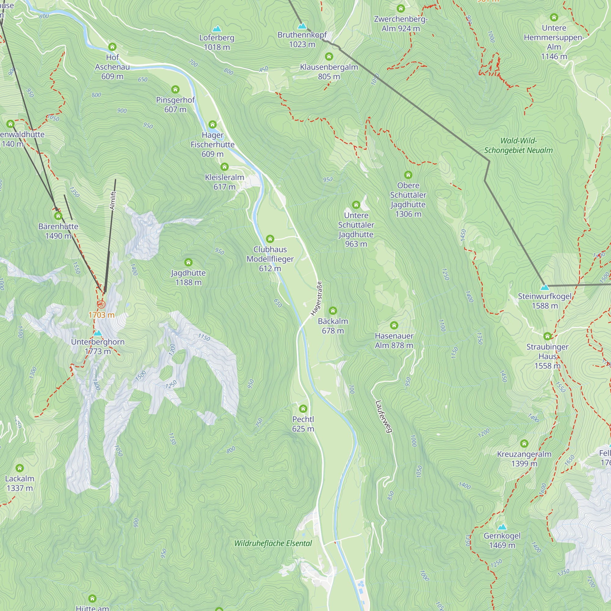 Krepperalm map