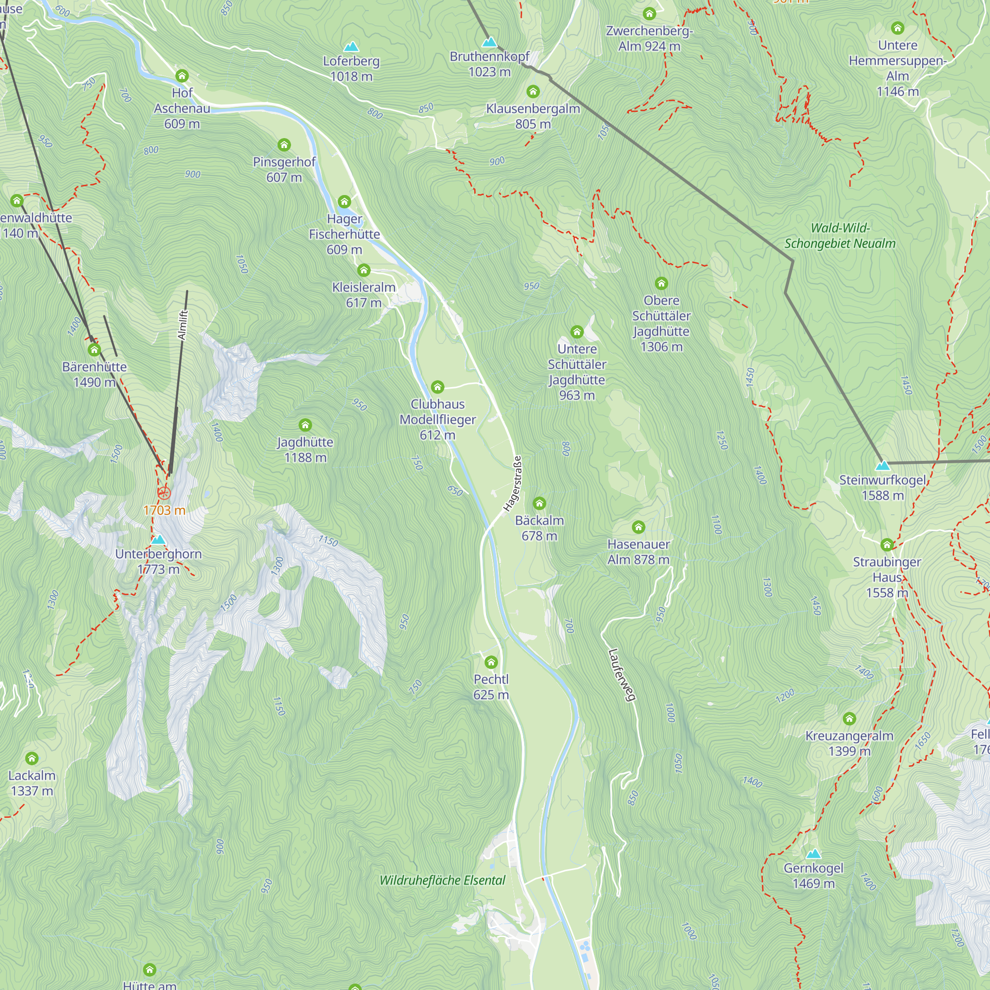 Krepperalm map