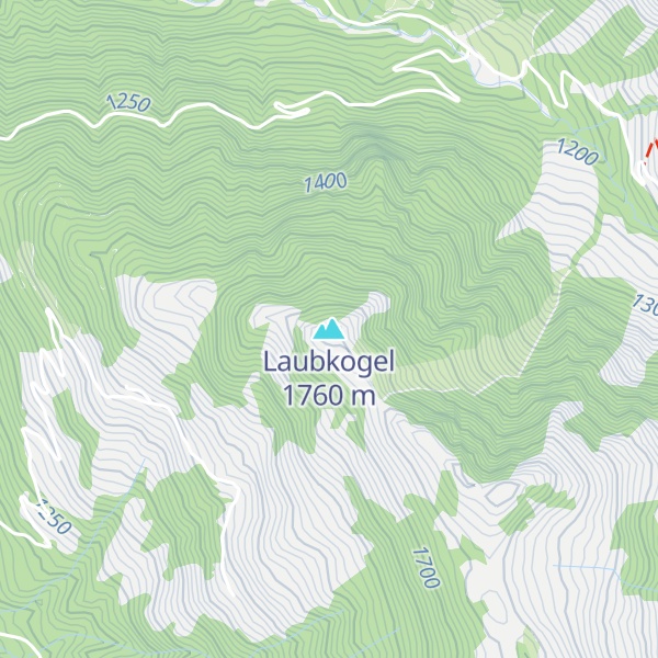 Map of Laubkogel