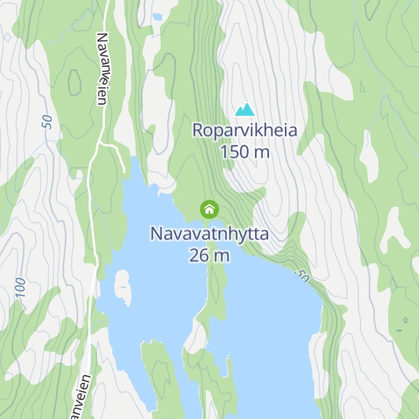 Map of Navavatnhytta