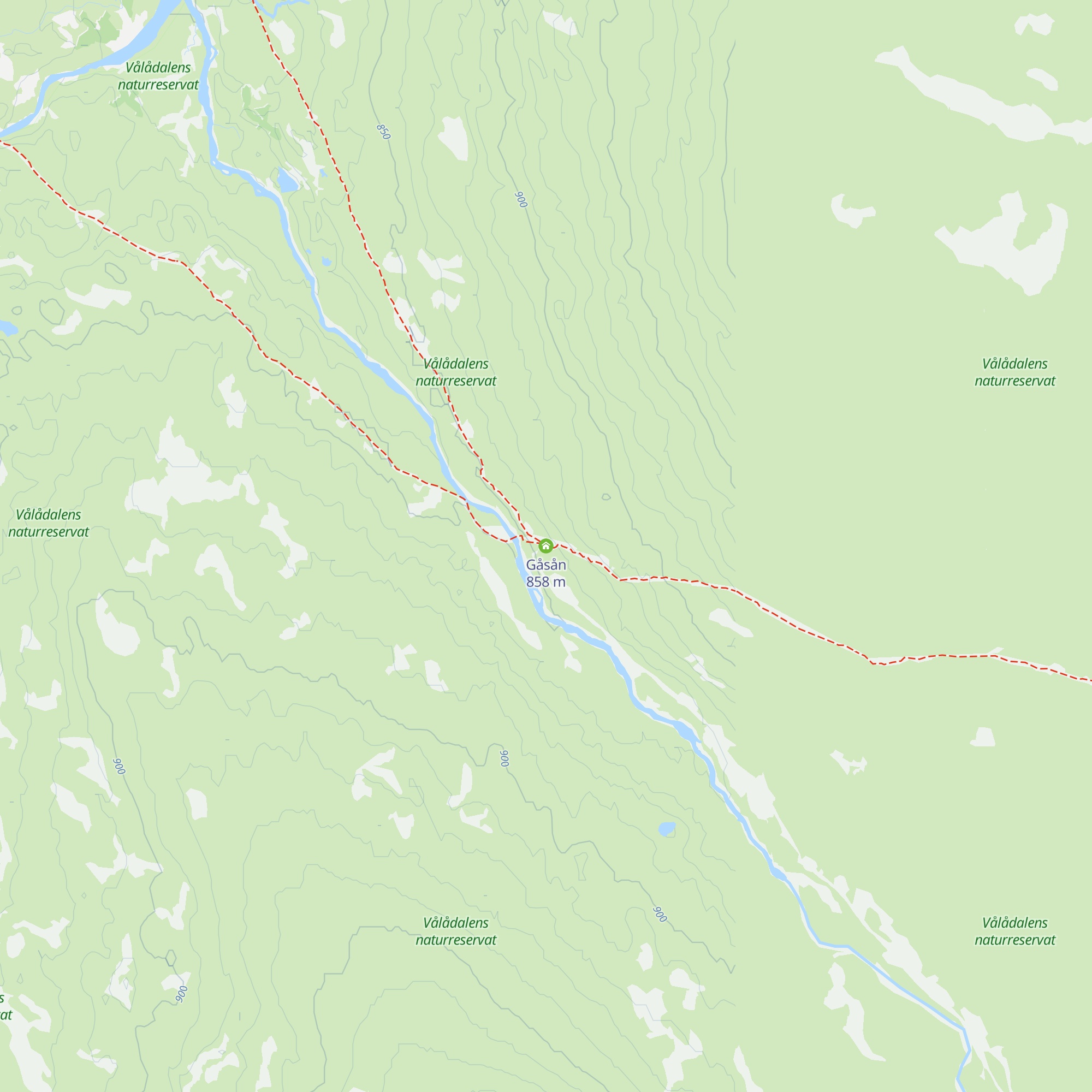 Gåsån map