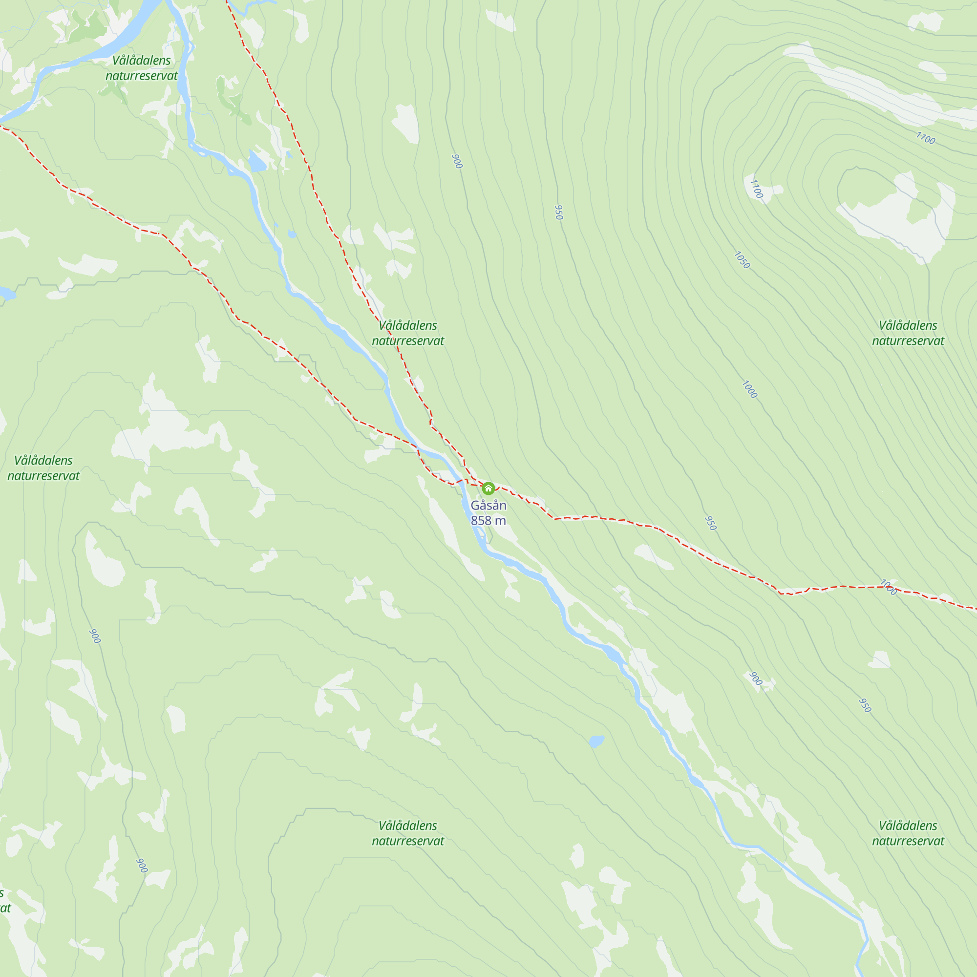 Gåsån map