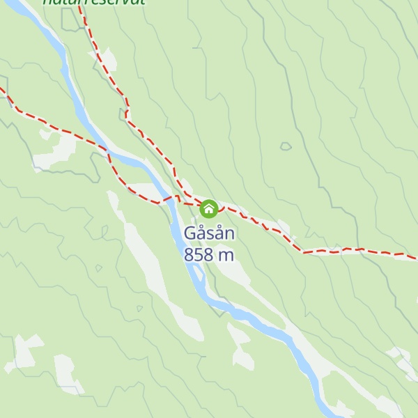 Map of Gåsån