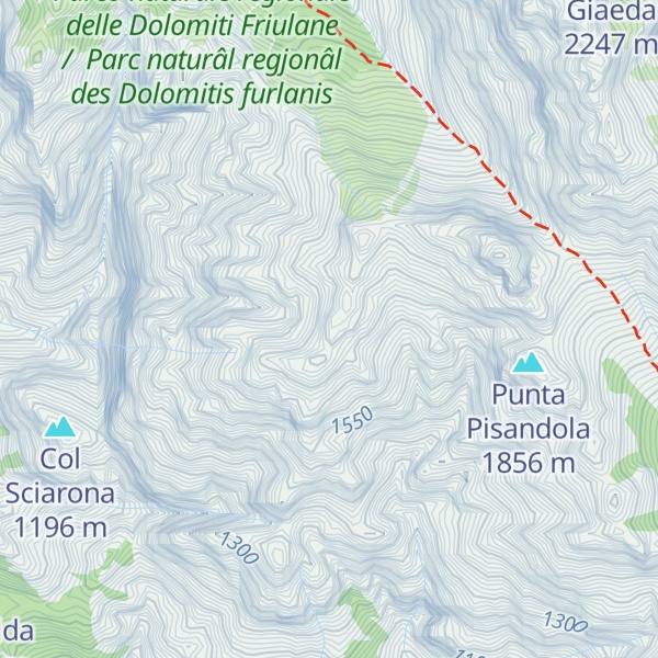 Map of Pale del Bressa