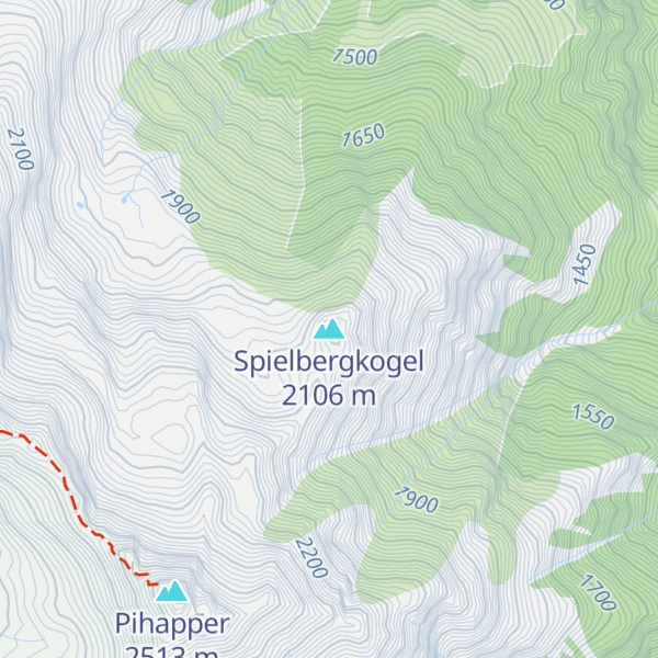 Map of Spielbergkogel