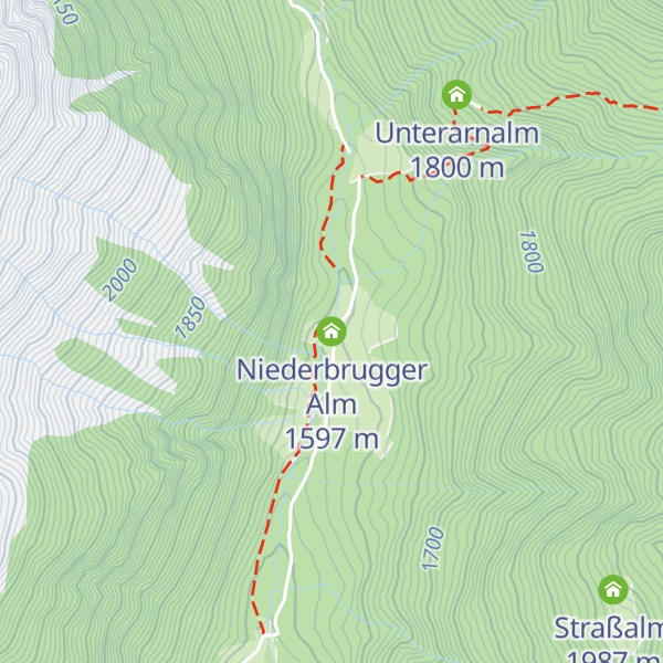 Map of Niederbrugger Alm