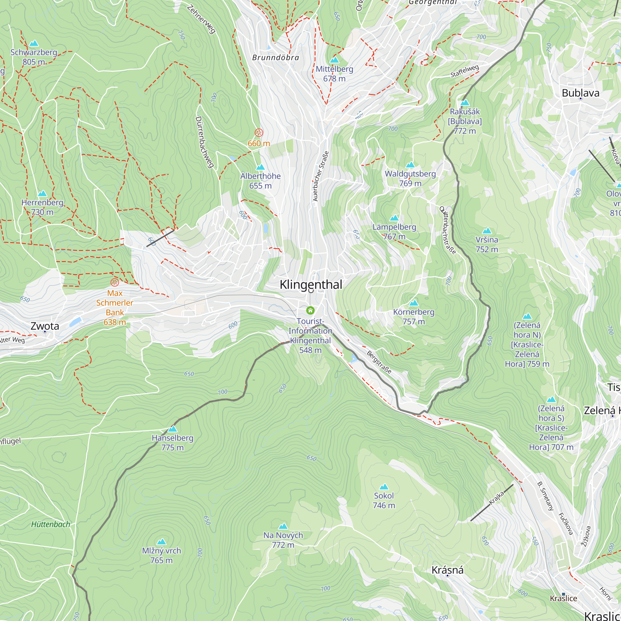 Tourist-Information Klingenthal map