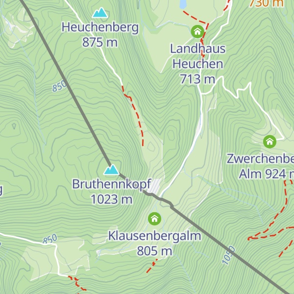 Map of Hauseralm