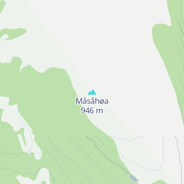 Map of Måsåhøa