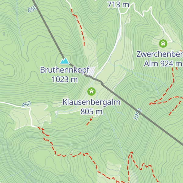 Map of Klausenbergalm