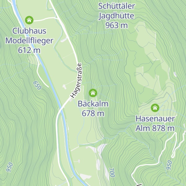 Map of Bäckalm