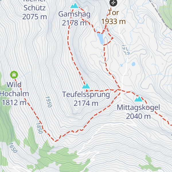 Map of Teufelssprung