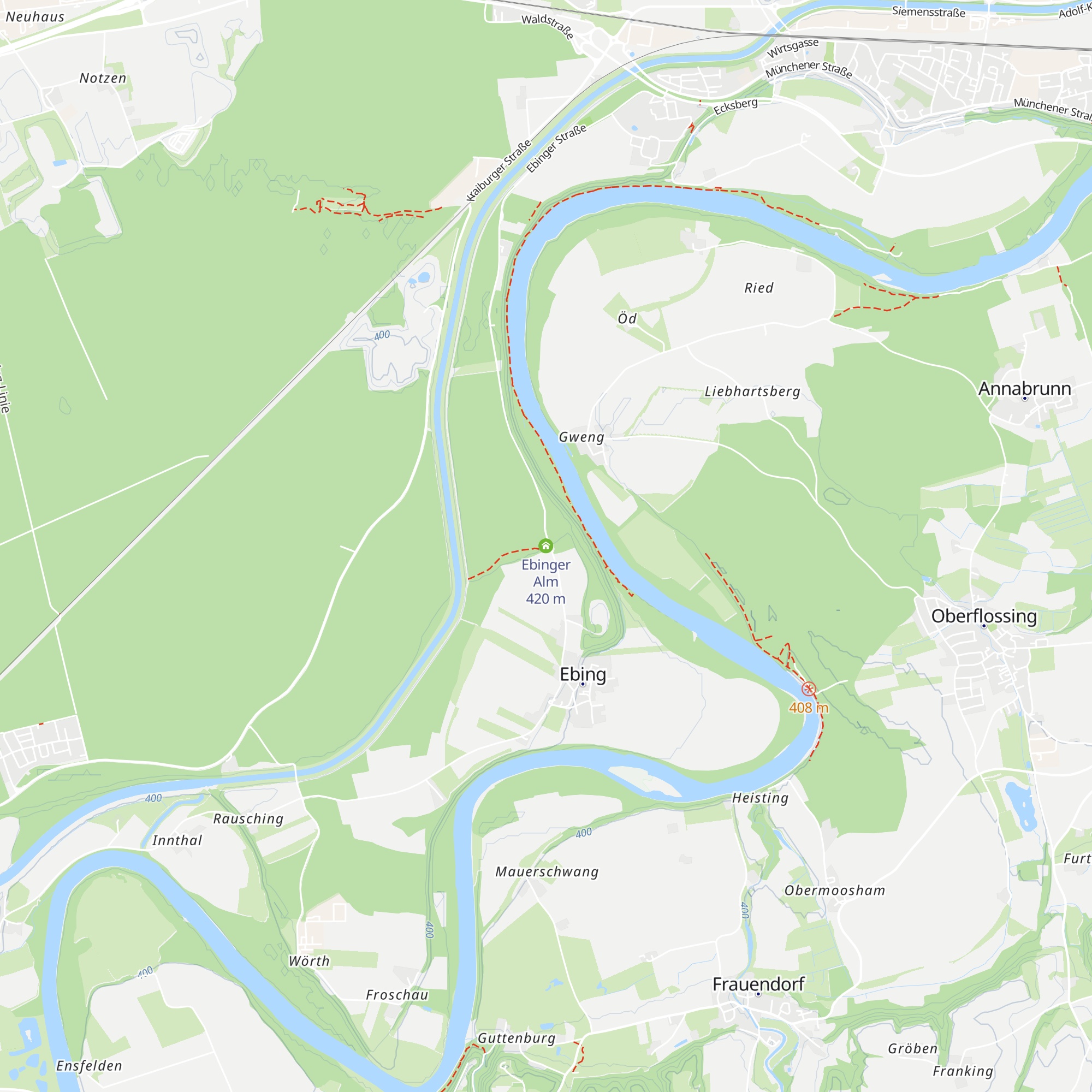 Ebinger Alm map