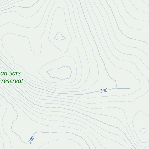 Map of Ossian Sarsfjellet