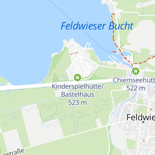 Map of Kinderspielhütte/Bastelhaus
