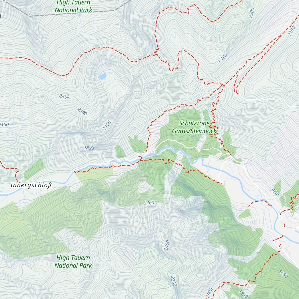 Außergschlößalm map
