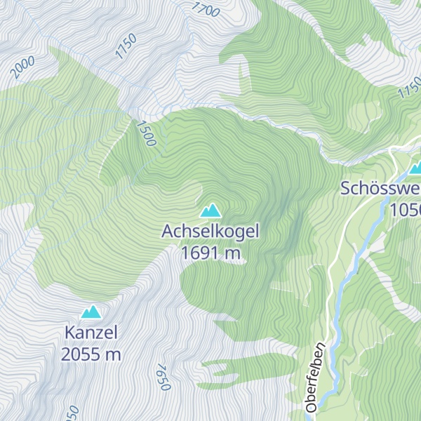 Map of Achselkogel