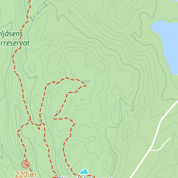 Map of Baljåsen