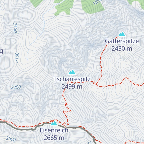 Map of Tscharrespitz