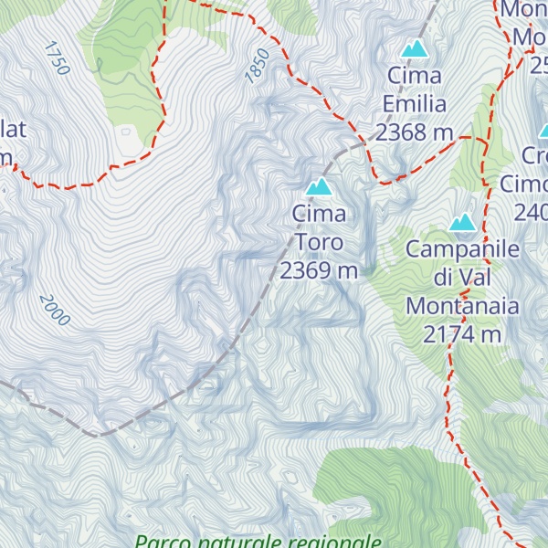 Map of Pala Grande