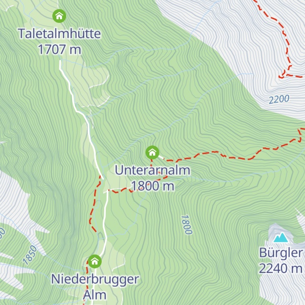 Map of Unterarnalm