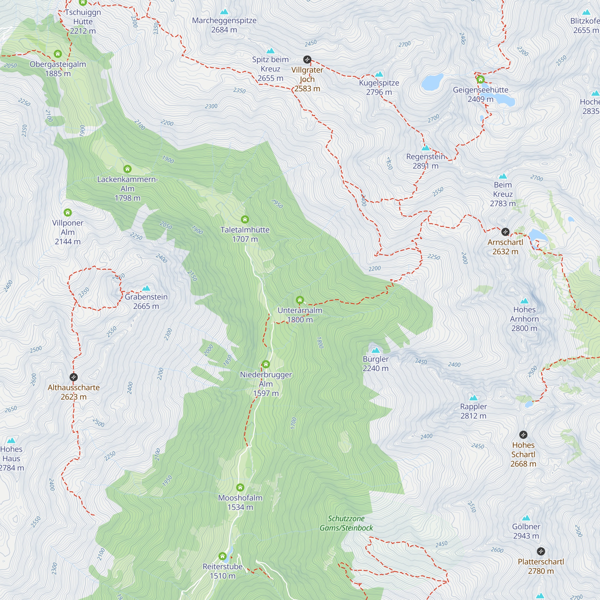 Unterarnalm map