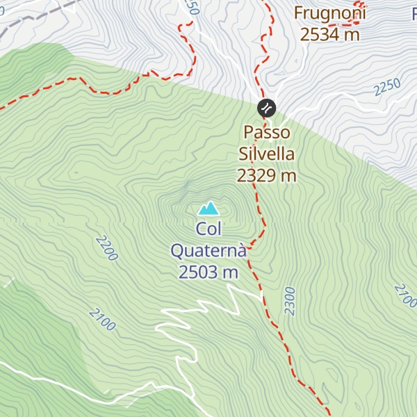Map of Col Quaternà