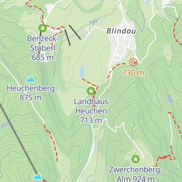 Map of Landhaus Heuchen