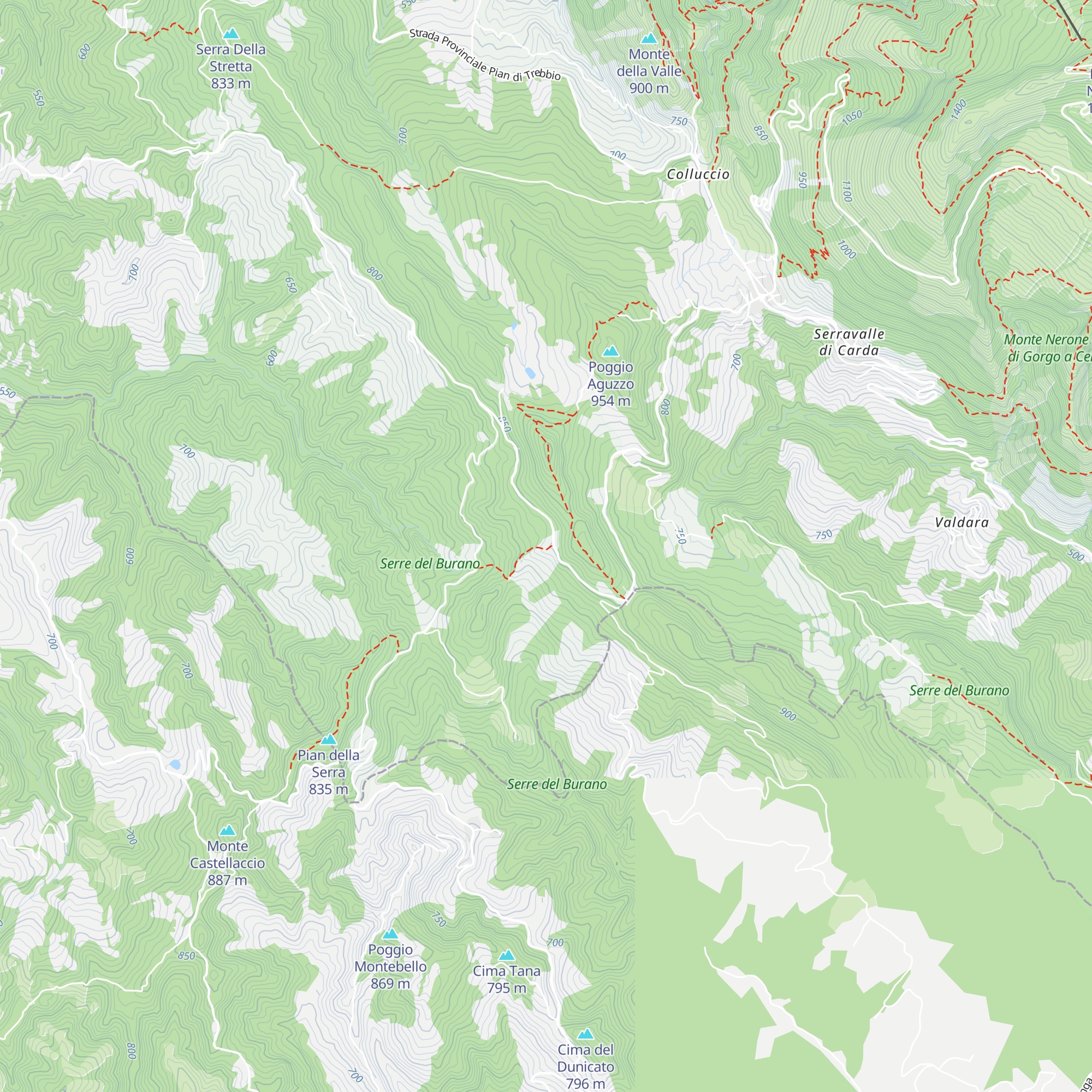 Baita Rosa map