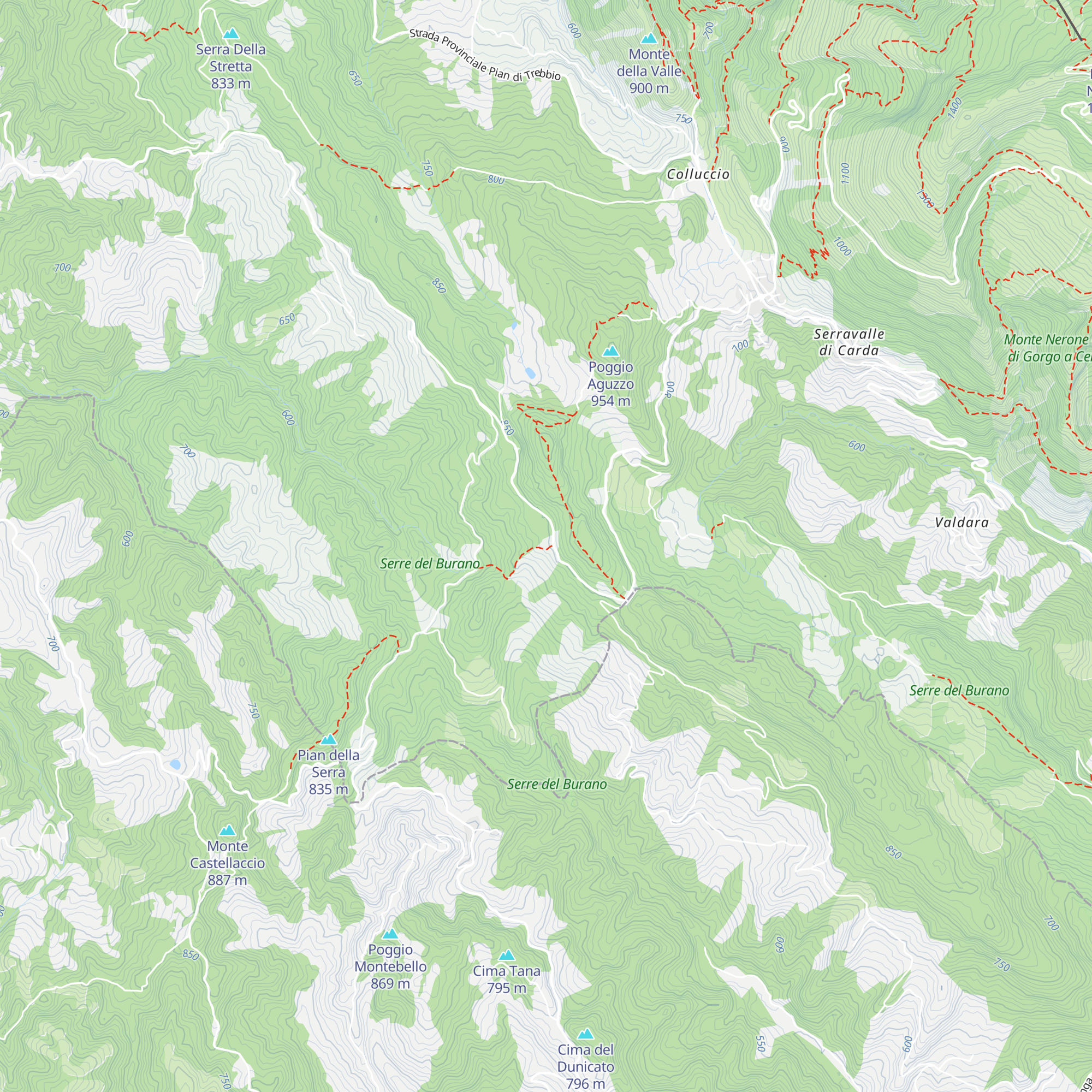 Baita Rosa map