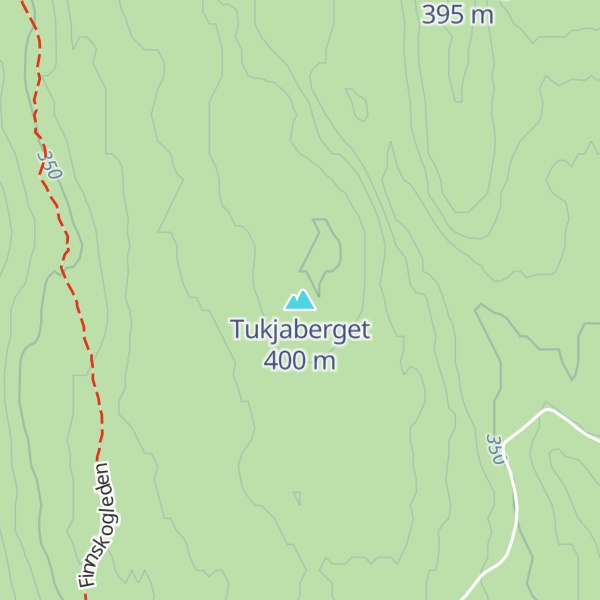 Map of Tukjaberget