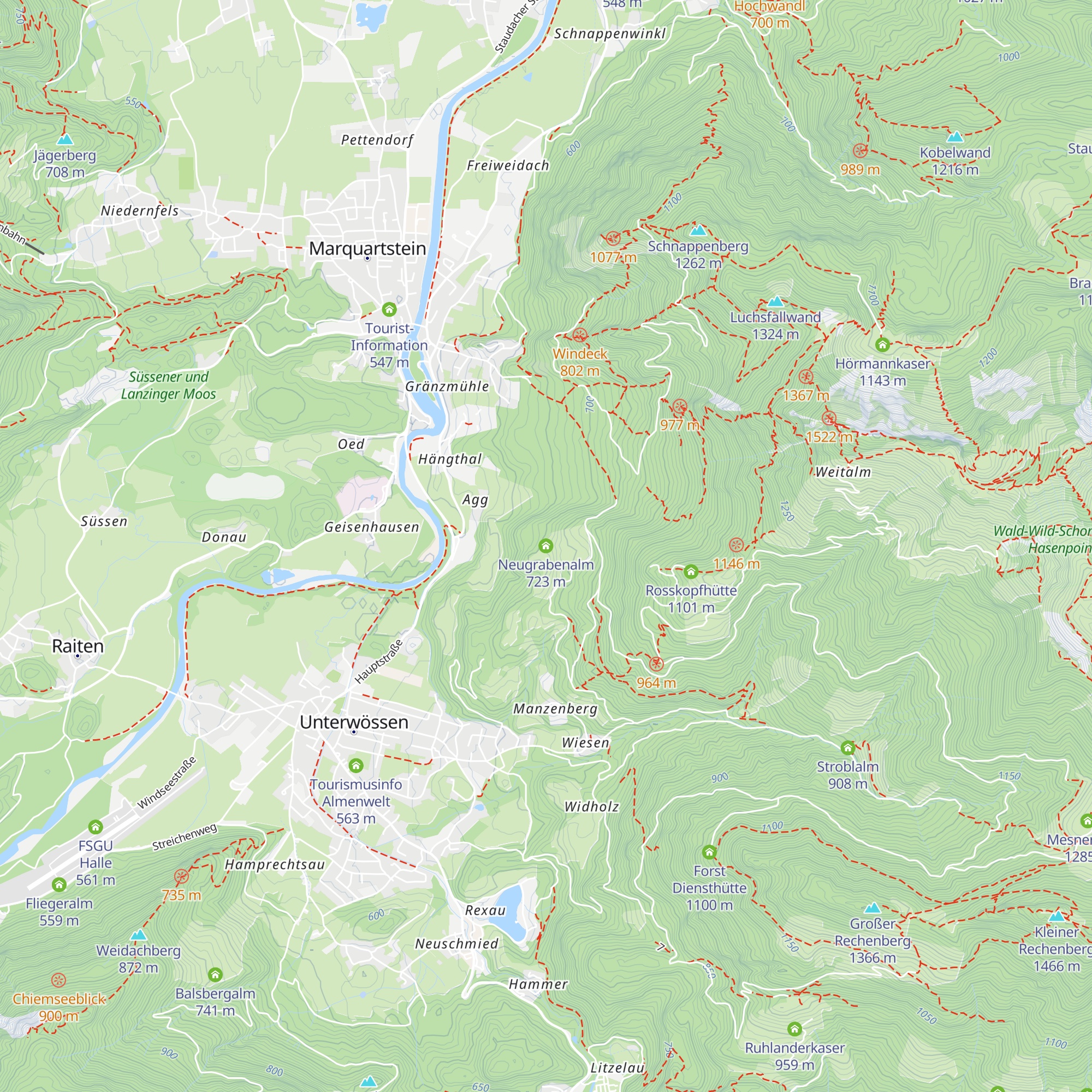 Neugrabenalm map