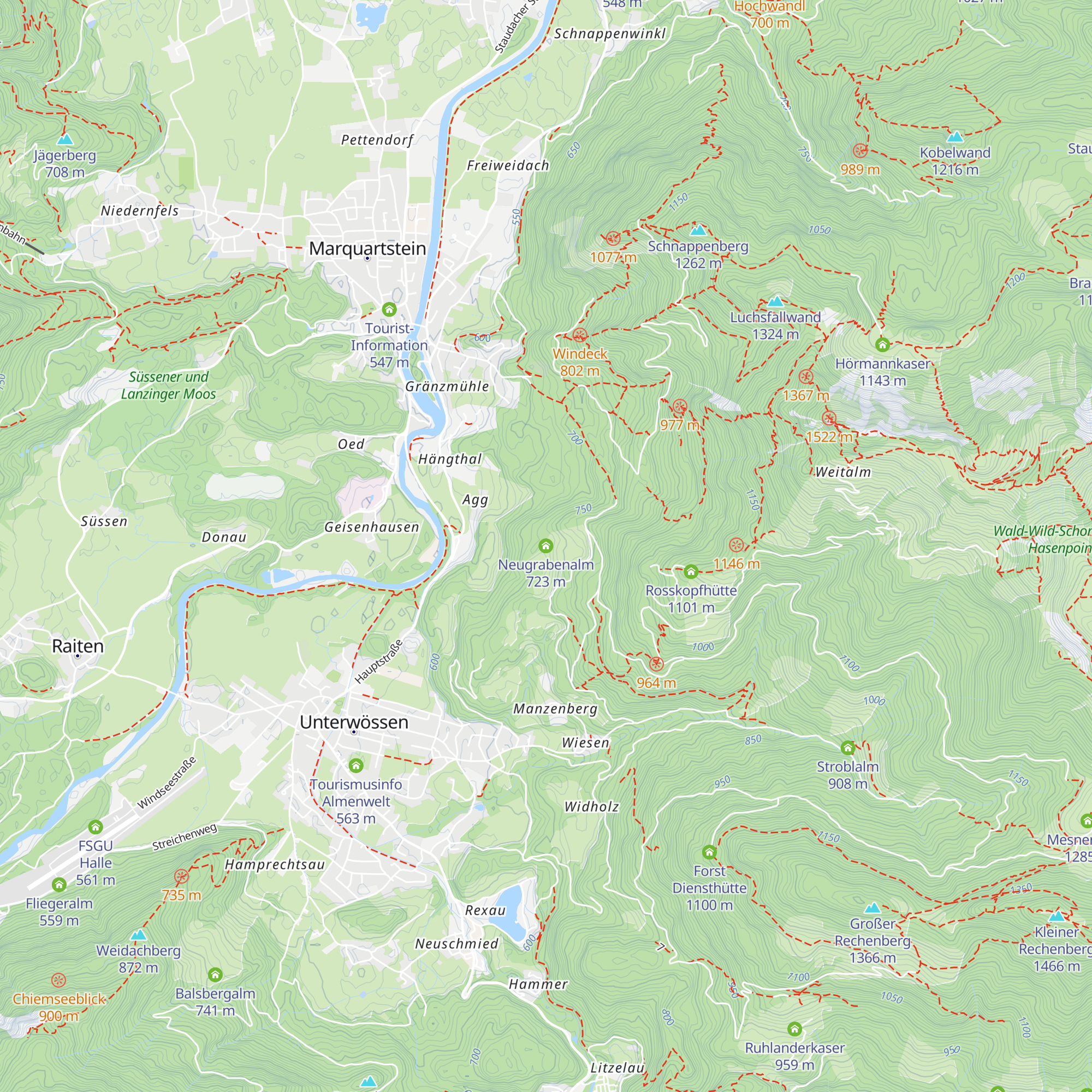Neugrabenalm map