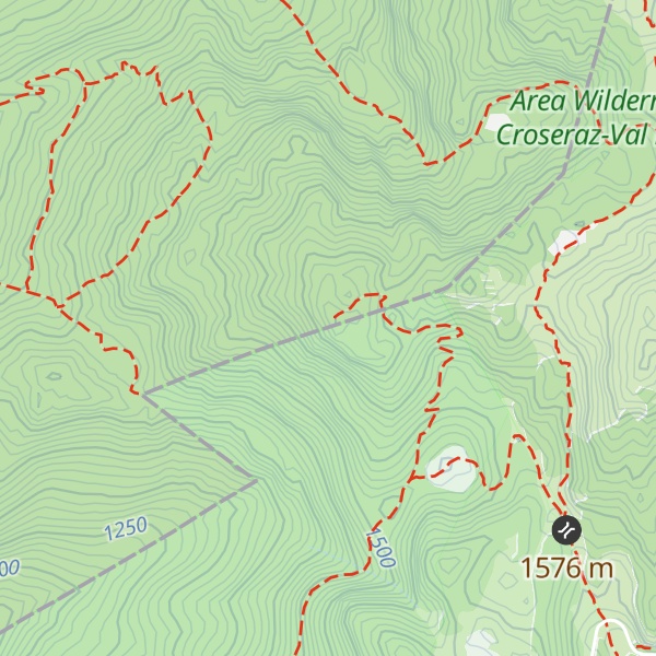 Map of Monte Croseraz