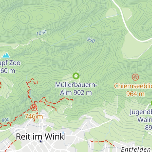 Map of Müllerbauern-Alm