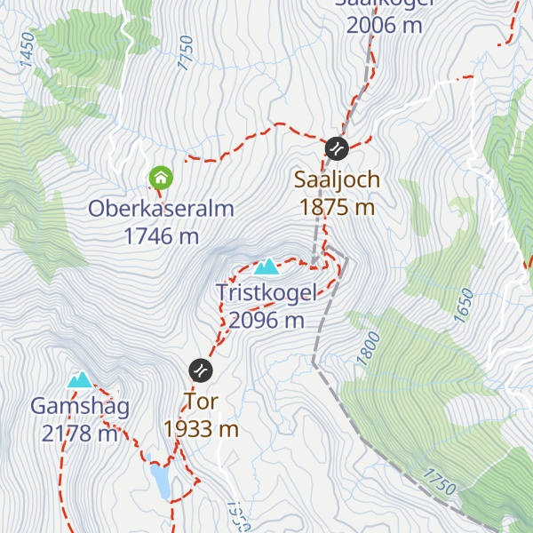 Map of Tristkogel