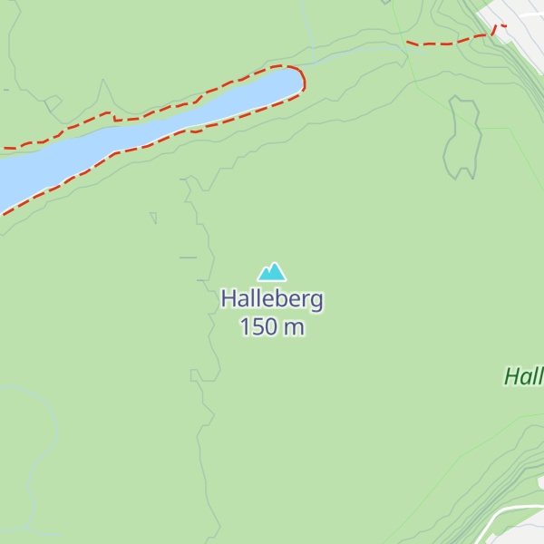 Map of Halleberg