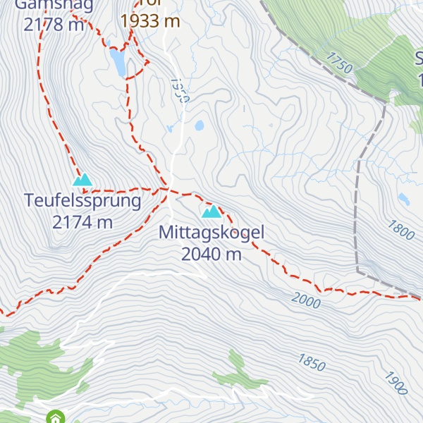 Map of Mittagskogel