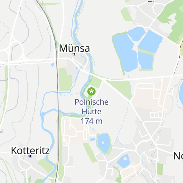 Map of Polnische Hütte