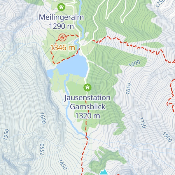 Map of Jausenstation Gamsblick