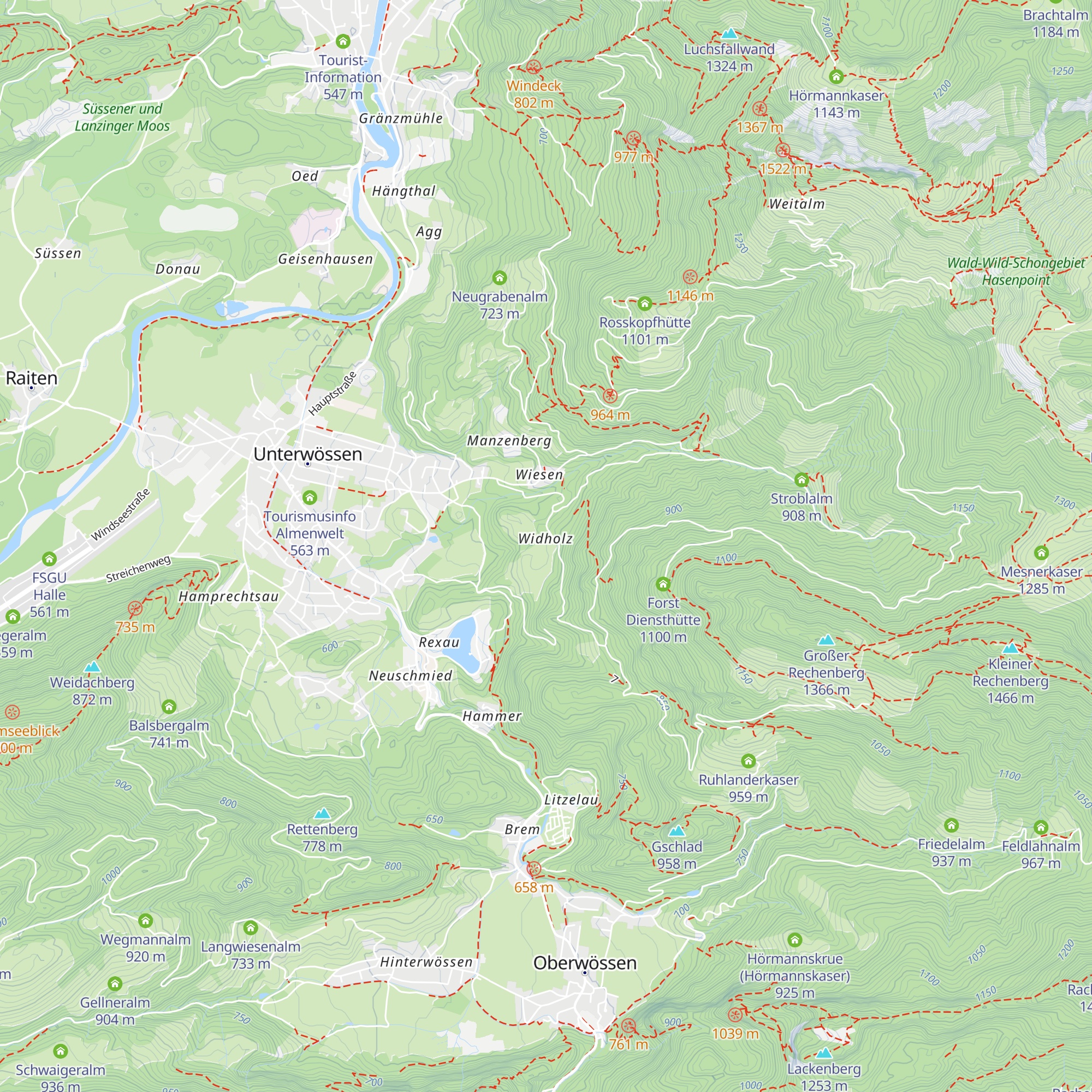 Unterwidholzer Hof map