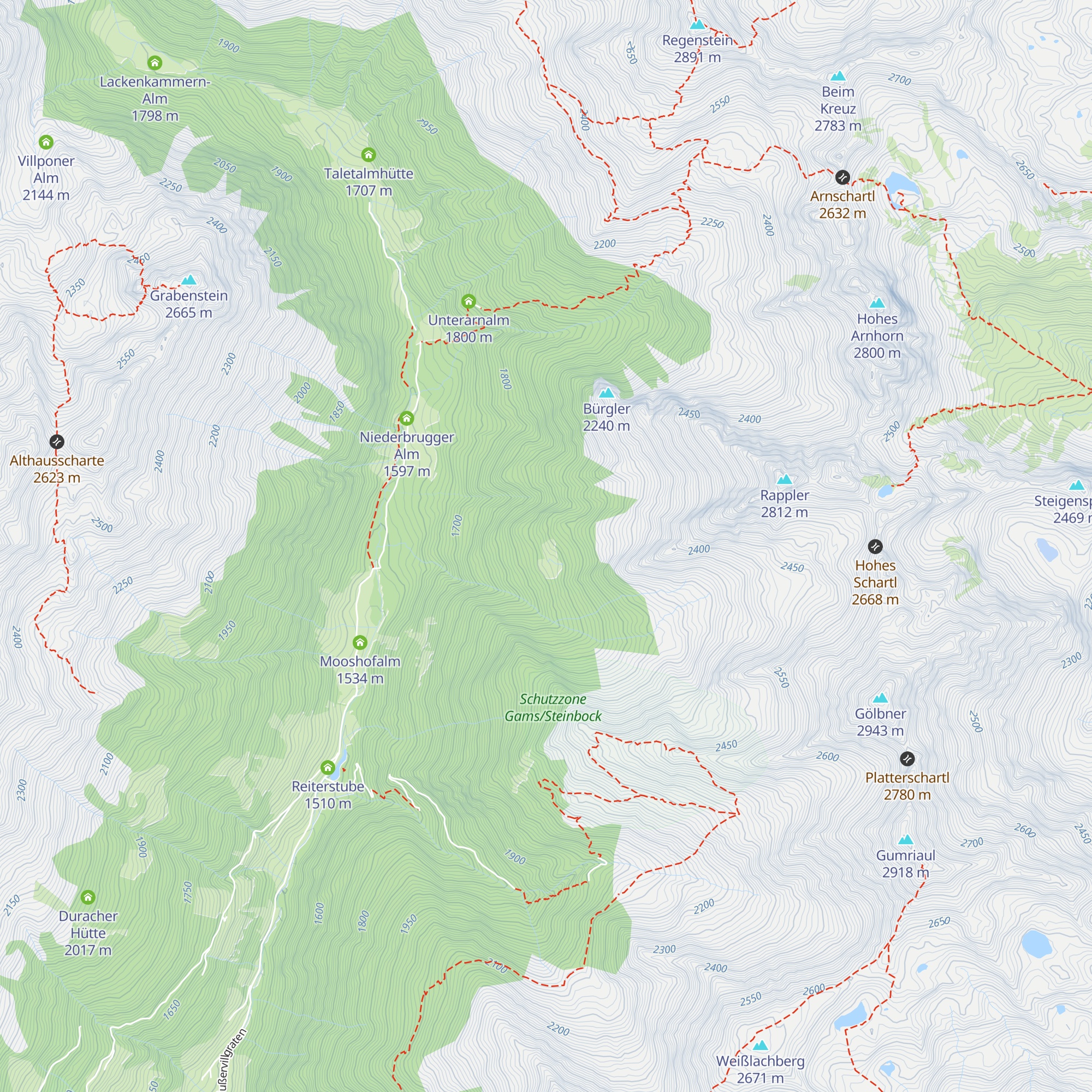 Straßalm map