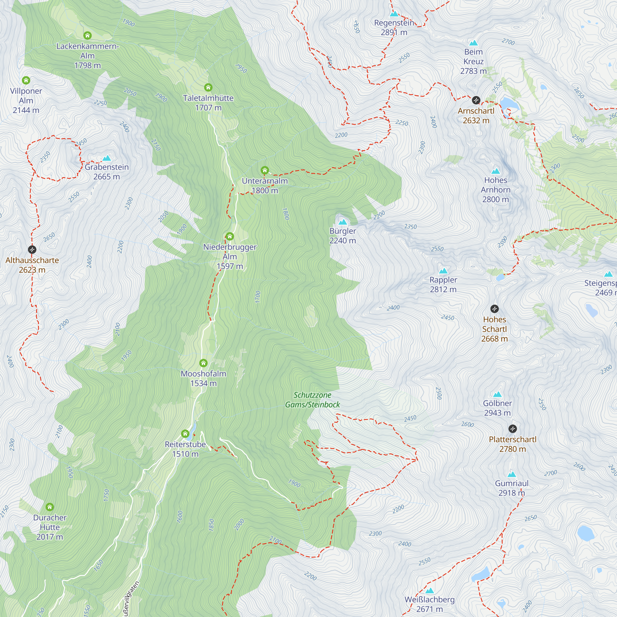 Straßalm map