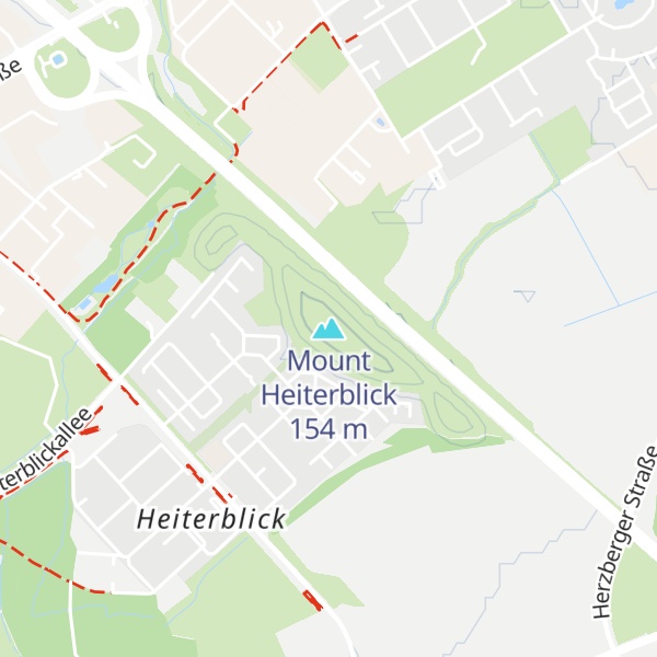 Map of Mount Heiterblick
