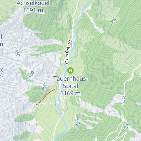Map of Tauernhaus-Spital