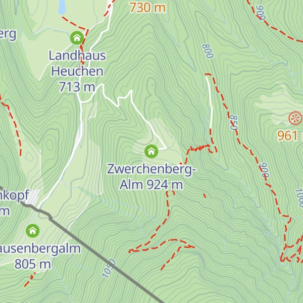Map of Zwerchenberg-Alm