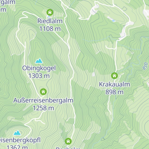 Map of Steineggalm